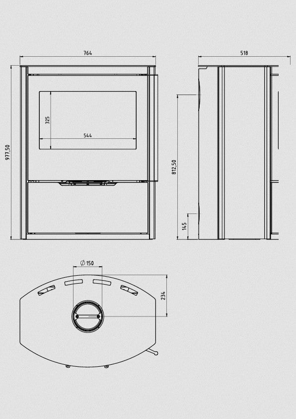 Ember Kamin O 1 XL